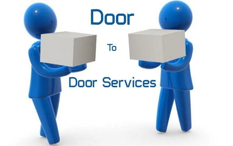 Door-to-door shipping photograph from the existing HunterSourcing website
